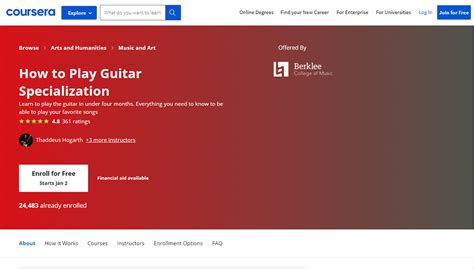 How to Play Guitar Specialization .